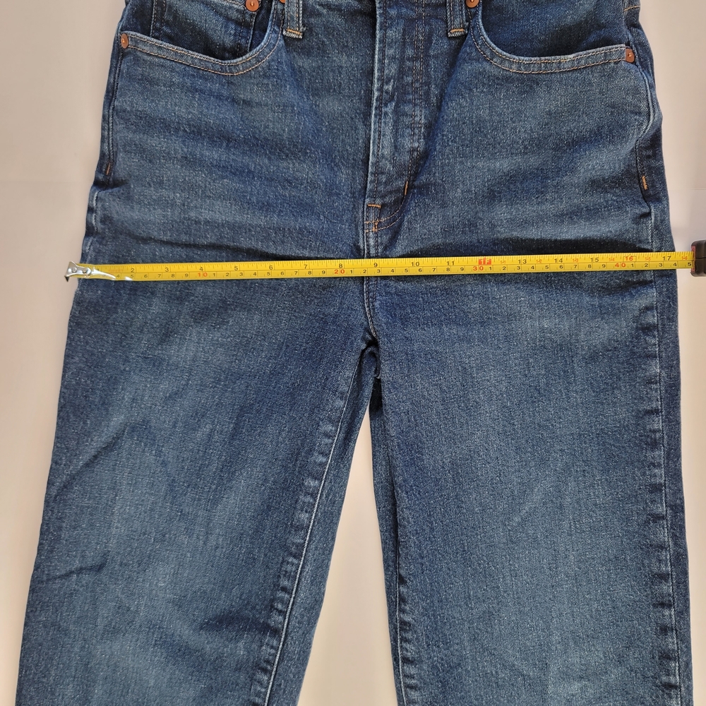 Madewell Perfect Vintage Wide Leg High Rise Jeans Denim, 26, Clean Girl - Picture 6 of 10